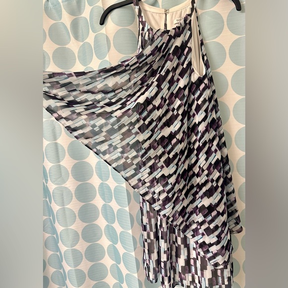 White House Black Market (WHBM) Sleeveless Lightweight Dress, Multicolor, Size 4 - Picture 3 of 9